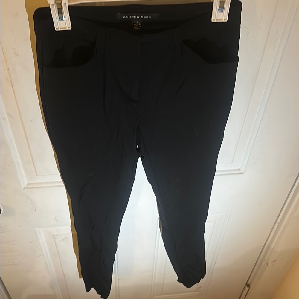 Andrew Marc Women’s Black Dressy Ponte Pants